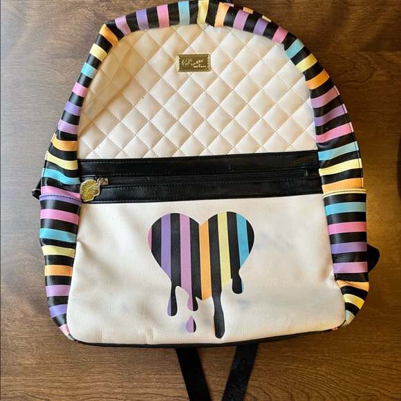 Betsey Johnson Handbags - Betsy Johnson backpack a few blemishes nice inside